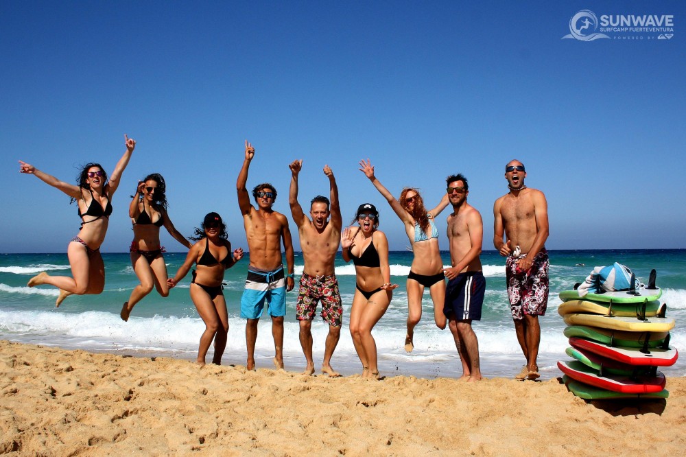 Beginners Surfing Beach Natural Park Corralejo - Surfer Images 2016.09.08 (p.m.)